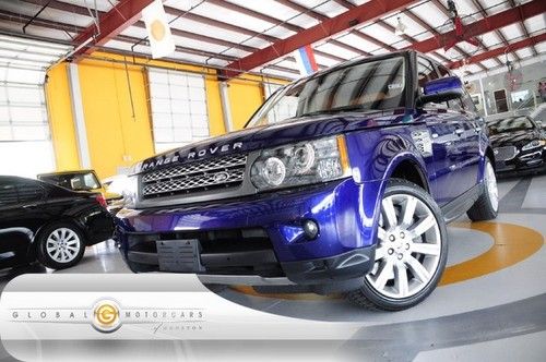 10 range rover sport supercharged 1-own 45k harman-kardon navi rear-cam stormers