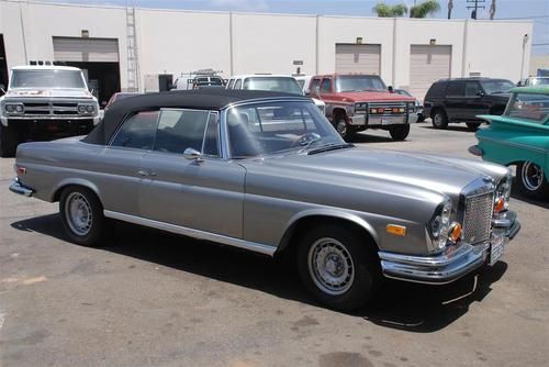 1971 mercedes 280 se cabro/conversion 111 body type hotrod