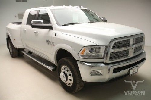 2013 drw laramie longhorn mega 4x4 navigation sunroof leather heated diesel