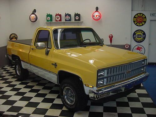 81 chevy short box 4x4 silveraldo very nice look it over!!