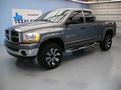 We finance!!!  2006 dodge ram 2500 slt lone star 4x4 5.9 diesel auto sat 20 rims