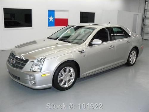 2008 cadillac sts v6 sunroof nav bose climate seats 58k texas direct auto