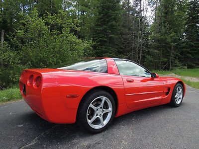 01 Chevy Corvette 1-OWNER 6-SPEED MANUAL TRANSPARENT TARGA ROOF BLACK LEATHER, image 6