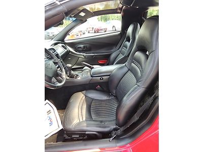01 Chevy Corvette 1-OWNER 6-SPEED MANUAL TRANSPARENT TARGA ROOF BLACK LEATHER, image 13