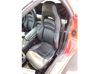 01 Chevy Corvette 1-OWNER 6-SPEED MANUAL TRANSPARENT TARGA ROOF BLACK LEATHER, image 14