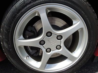 01 Chevy Corvette 1-OWNER 6-SPEED MANUAL TRANSPARENT TARGA ROOF BLACK LEATHER, image 34