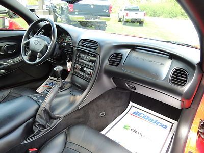 01 Chevy Corvette 1-OWNER 6-SPEED MANUAL TRANSPARENT TARGA ROOF BLACK LEATHER, image 38