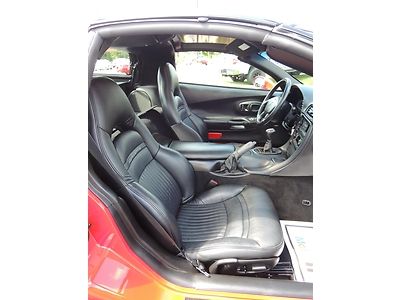 01 Chevy Corvette 1-OWNER 6-SPEED MANUAL TRANSPARENT TARGA ROOF BLACK LEATHER, image 39
