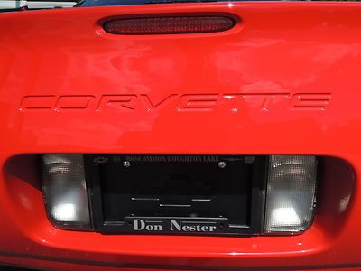 01 Chevy Corvette 1-OWNER 6-SPEED MANUAL TRANSPARENT TARGA ROOF BLACK LEATHER, image 43