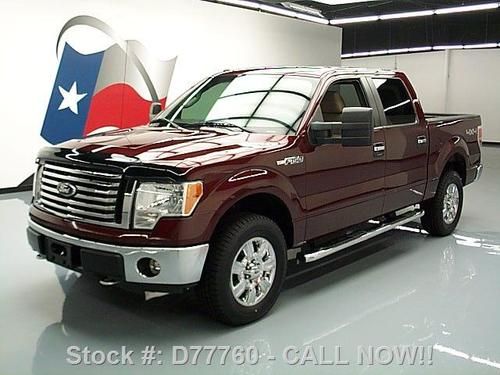 2010 ford f-150 crew 4x4 5.4l v8 6-pass side steps 35k texas direct auto