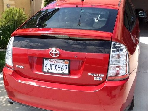 2009 Toyota Prius Hatchback Red Reverse View Camera Push Button Start, US $14,950.00, image 2