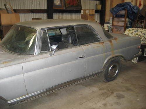 1969 mercedes benz 280 se coupe for restoration