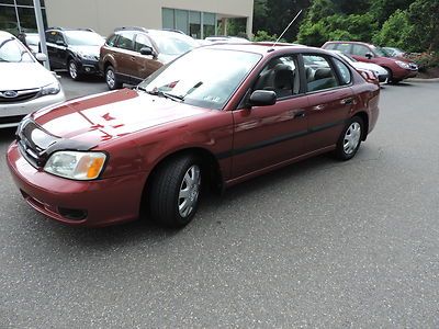 2002 subaru legacy, no reserve, abs brakes, cd player. no accidents