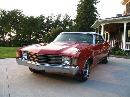 1972 Chevrolet Chevelle Malibu Convertible NUMBERS MATCHING!!, image 7