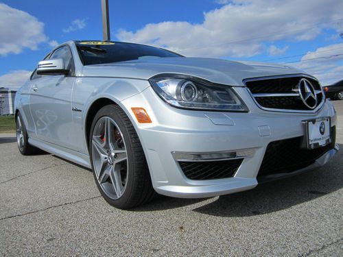 Coupe c63 amg**local tradebmwofpeoria**iridium/black-p31/lsd/nav/hk