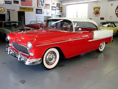 1955 chevrolet 2 dr hd tp low mileage fully restored
