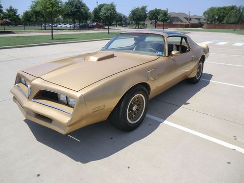 1978 trans am se gold edition t-tops documented phs y88 ws6