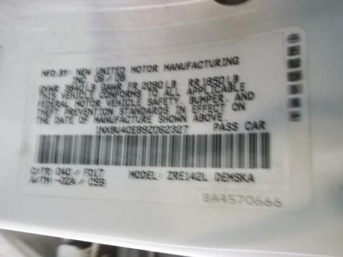 2009 Toyota Corolla S Five Speed Manual, Super Clean, 89000 Miles,1 Owner, US $9,995.00, image 9