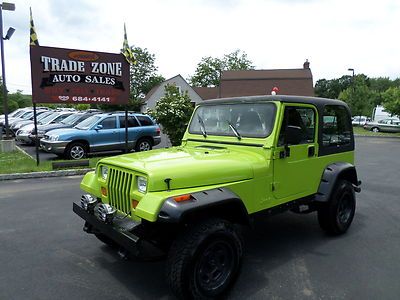 No reserve 1995 jeep wrangler 4x4 custom paint after market rims fun to drive