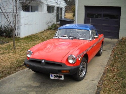 1979 mg mgb mk iv convertible 2-door 1.8l