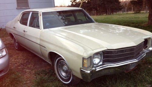 1972 chevrolet chevelle malibu 350 great for proj. or restore