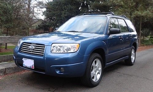 Beautiful 2008 awd subaru forester 2.5 sports x pzev- almost new