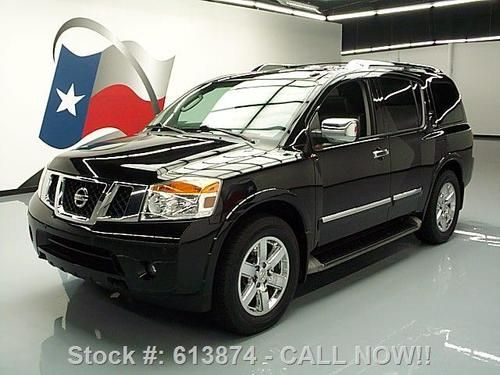 2010 nissan armada platinum sunroof nav dvd 20's 39k mi texas direct auto