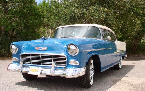 1955 chevy bel air 2 door hardtop 350 v8 turbo 350 trans. a true classic beauty!