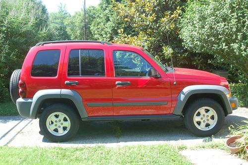 2005 jeep liberty sport 4x4 crd 25+ mpg &amp; bumper to bumper 0$ ded. warranty!!!