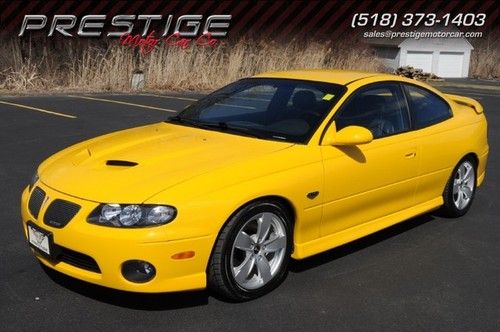 2005 pontiac gto rare yellow jacket 6 speed