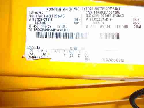 2004 FORD E450 DIESEL WHEELCHAIR/HANDICAP BUS VAN 75K MILES SCHOOL CHURCH, US $12,900.00, image 16