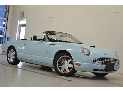 03 ford thunderbird 51k financing leather heated seats auto cruise hard top