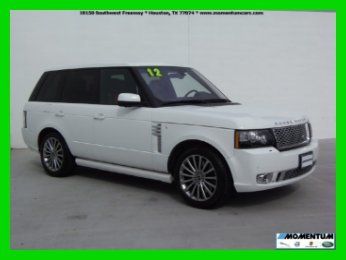 2012 range rover s/c autobiography 14k miles*rear dvd*rear recline seats*1owner