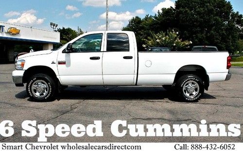 Used dodge ram 3500 6 speed manual cummins turbo diesel 4x4 longbed pickup truck