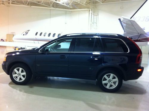 2006 volvo xc90 suv midnight blue - awd, 7 seat, beautiful paint &amp; leather