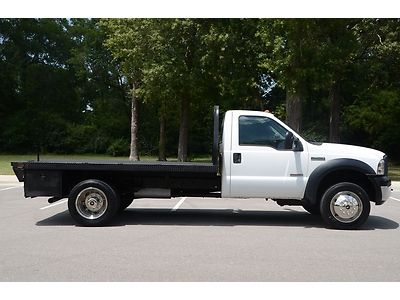 2006 ford f-450 diesel 11-ft. flatbed one-owner clean carfax f-350  f-550
