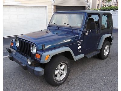 2000 jeep wrangler sport 4.0 v6 4x4 hard top make an offer!