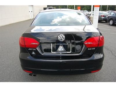 VW Certified Carfax Certified one 1 owner Black Black Leather / Leatherette, image 4