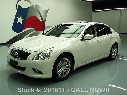 2010 infiniti g37 journey sunroof nav rear cam only 16k texas direct auto