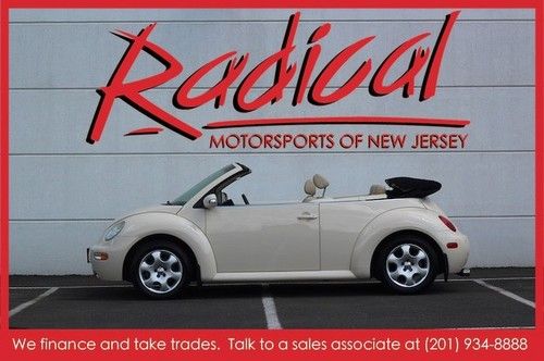 03 beetle convertible manual 89k financing all stock