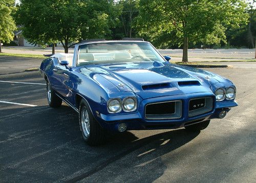 1972 gto convertible restomod - pro tour built from lemans sport gt endura car