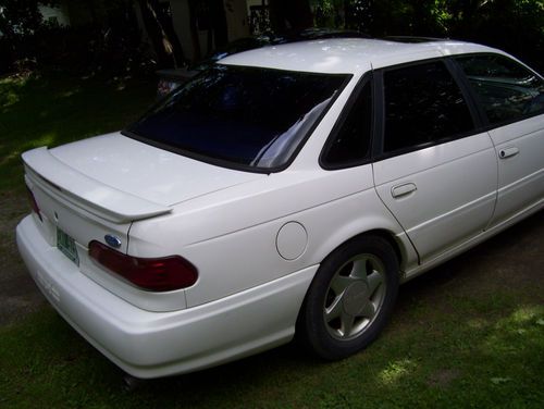 Sho,1994,ford,taurus,white,grey leather