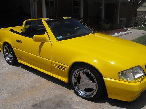 1991 mercedes-benz sl-class (sl500) convertible rodster-amg look