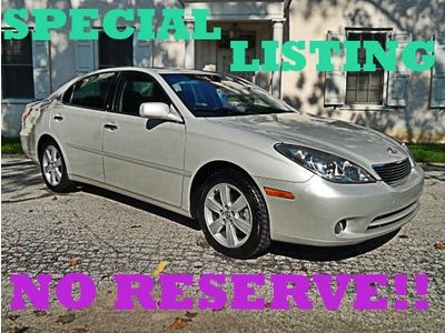 2005 lexus es 330 premium luxury elegance  fully loaded wow no reserve auction