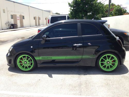 2013 fiat abarth black nav leather sport custom