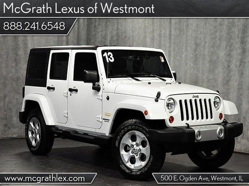 2013 wrangler sahara unlimited 4x4 4wd navigation remote start 630-965-0485