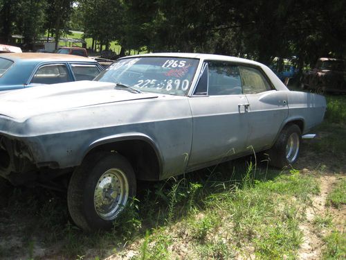 1965 impala 4 door hard top! no reserve!!