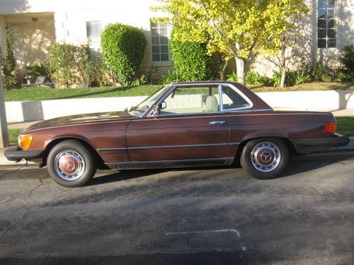 Mercedes Benz 450 SL 1976 Hard top Convertible Brown exterior/ Ivory interior, US $9,900.00, image 2