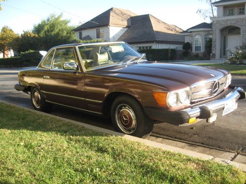 Mercedes Benz 450 SL 1976 Hard top Convertible Brown exterior/ Ivory interior, US $9,900.00, image 6