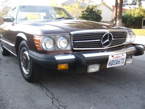 Mercedes Benz 450 SL 1976 Hard top Convertible Brown exterior/ Ivory interior, US $9,900.00, image 8